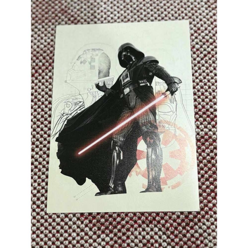 Darth Vader Postcard Star Wars Special Edition Artwork from Disney Rewards‎